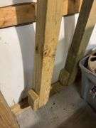 Large wooden sign board stands - 8' long