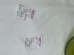 Pair of Hand-Blown Green Art Glass Bottles