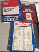 Large lot Oil filter manuals and Repair manuals