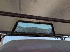 Yellow truckbed cap for a Dodge - 6' wide, 79" long