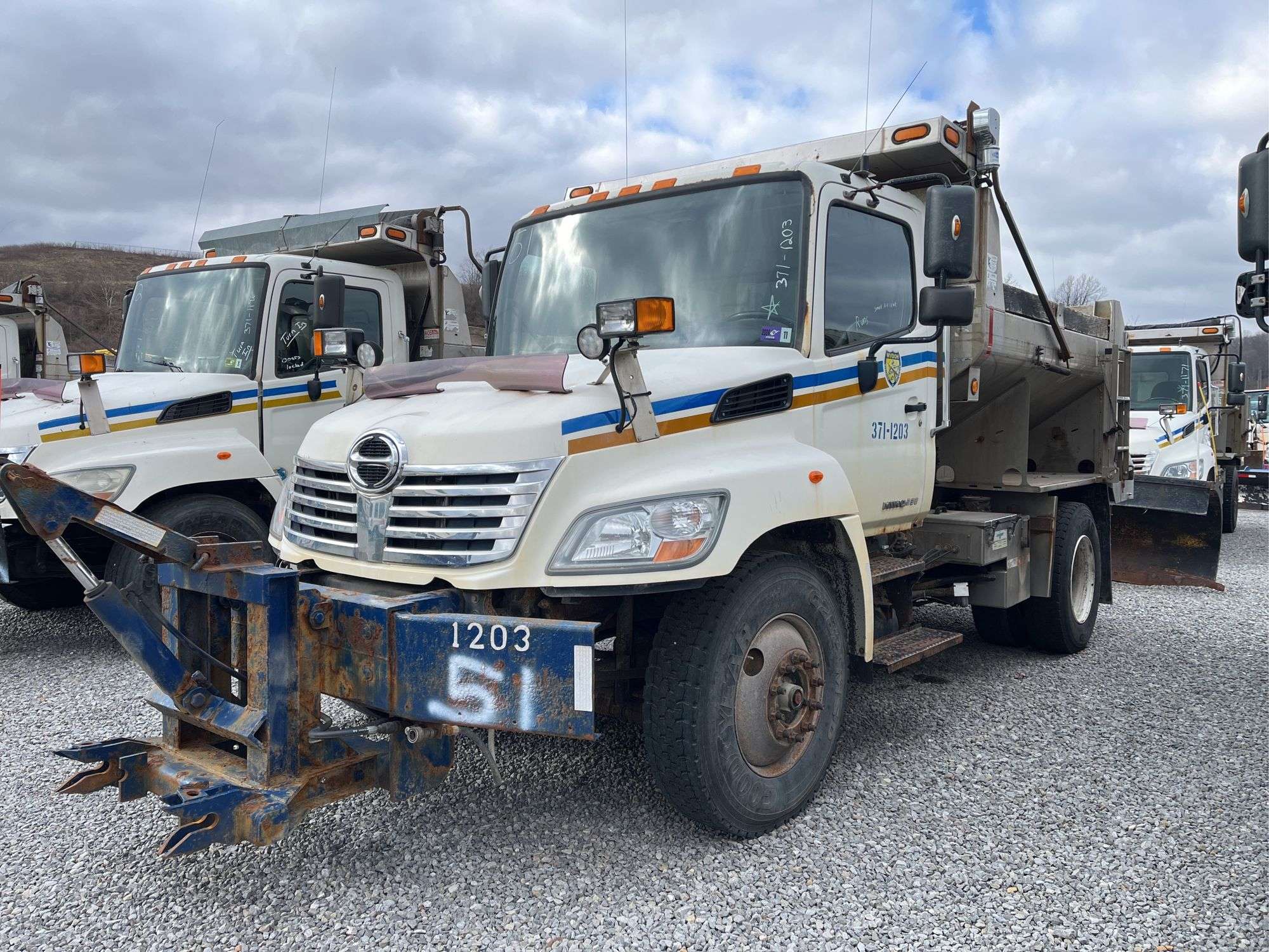 2010 Hino 338 Single Axle Dump Truck Vin# 5PVNV8JG4A4S50210