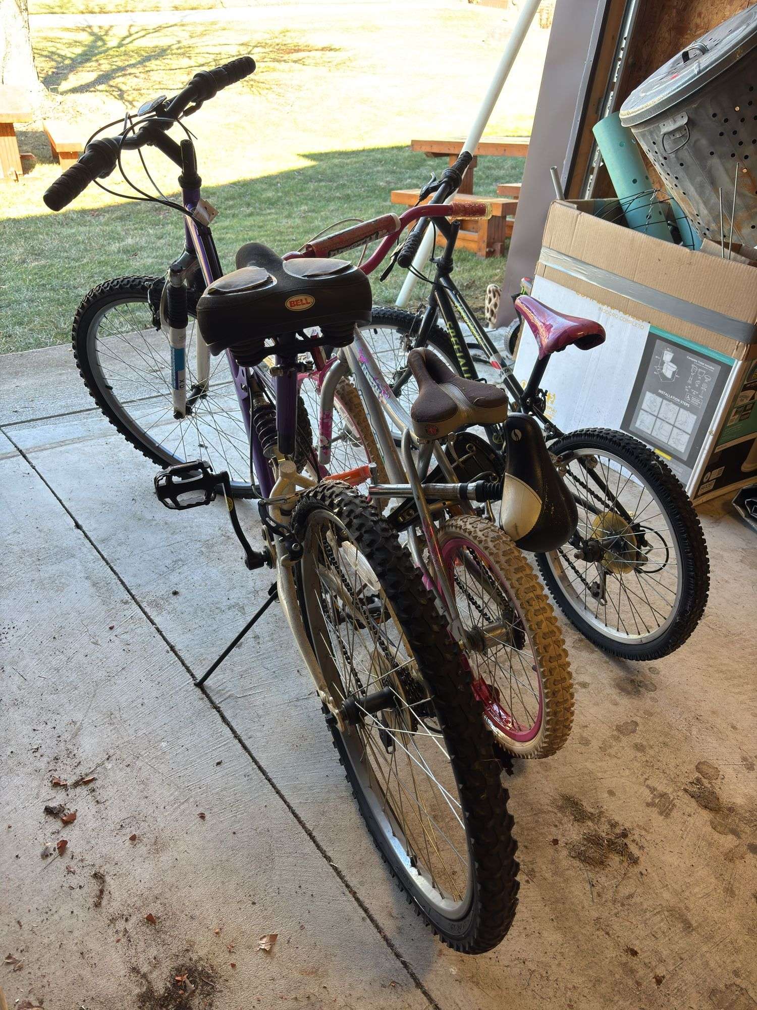3 Bicycles/2 are Children’s