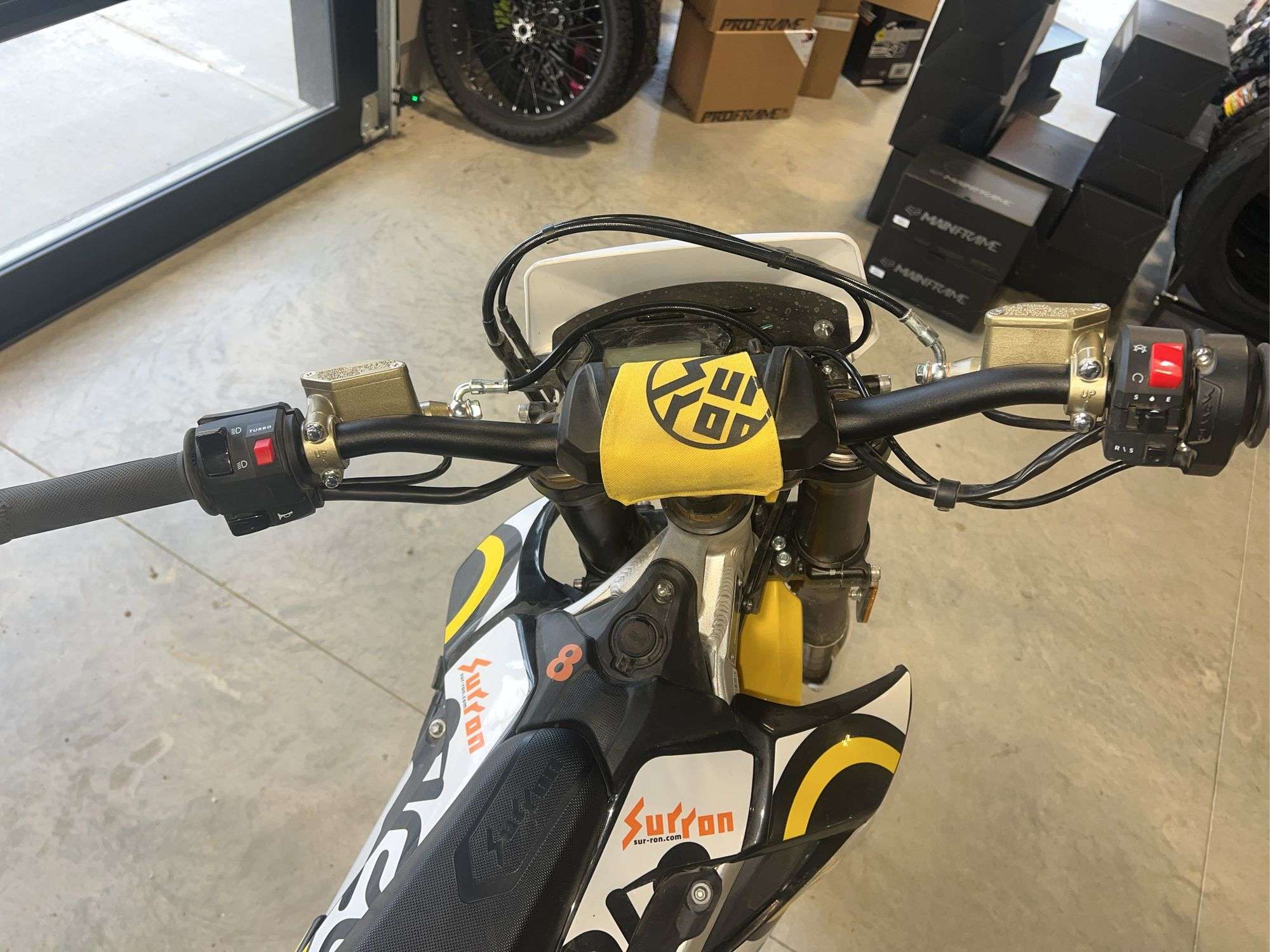 Surron Storm Bee electric dirtbike 104 V 55 AH VIN number