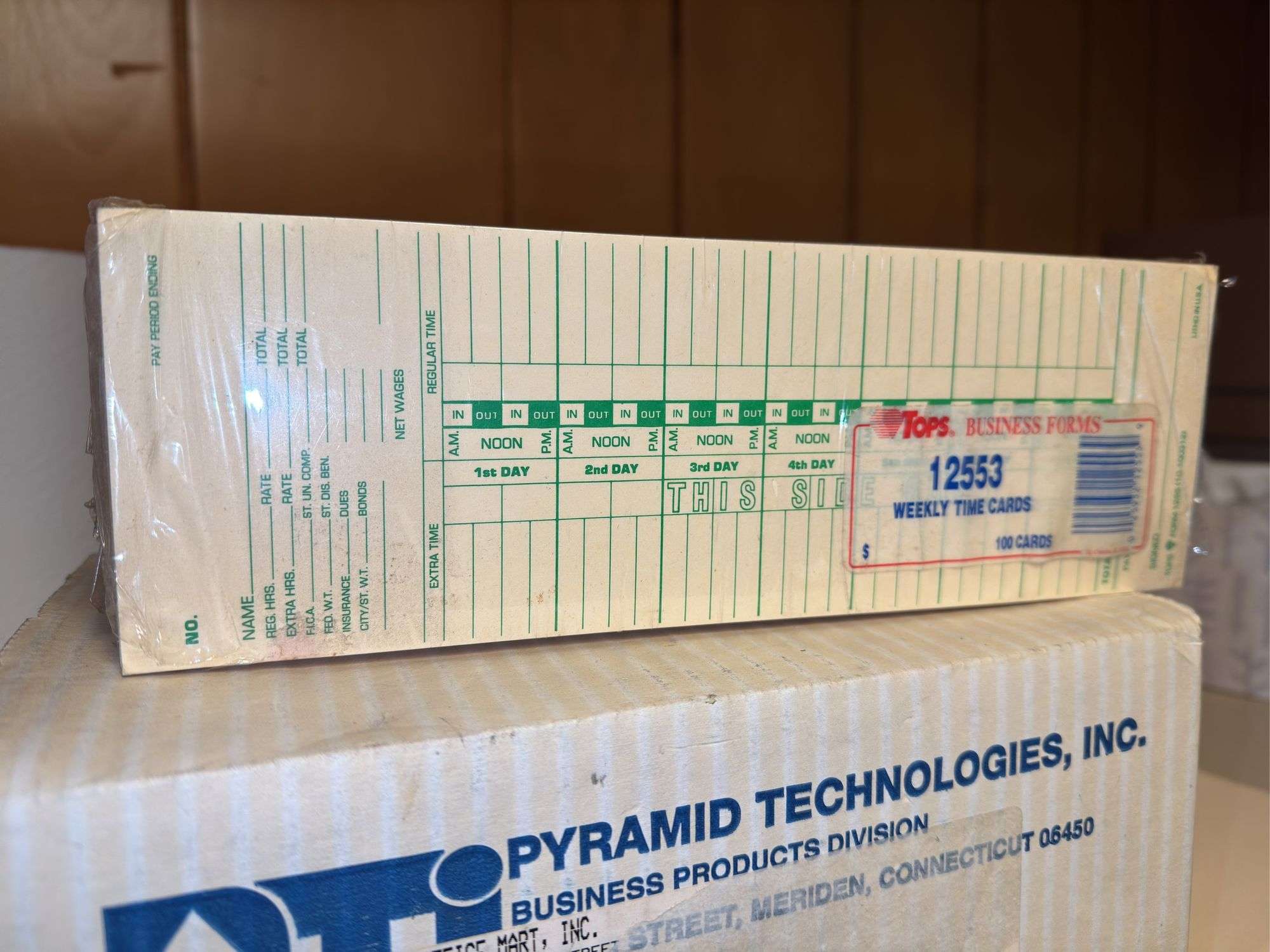 PTO Model 1000 Payroll Time Recorder