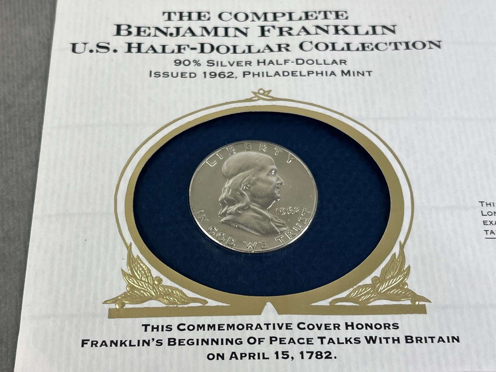 1962 Franklin Half Dollar, Cover & Stamp