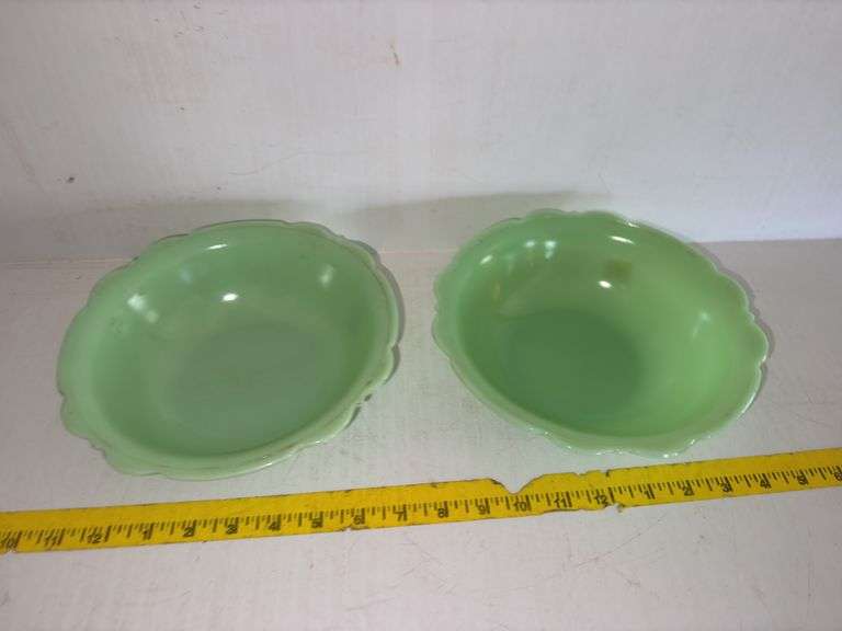 McKee Jadeite Green Glassware Bowls