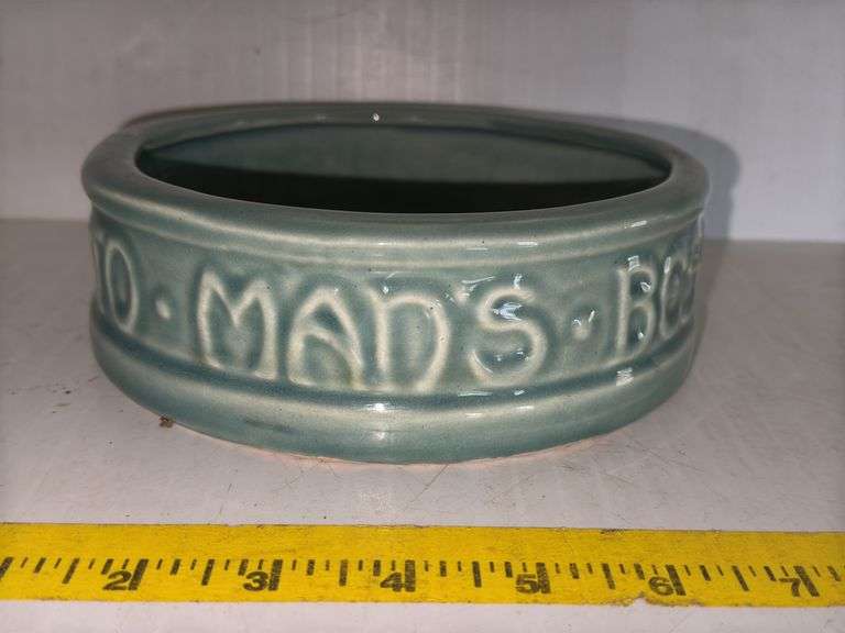 1940’s McCoy Pottery Vintage Dog Bowl