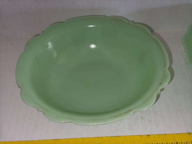 McKee Jadeite Green Glassware Bowls