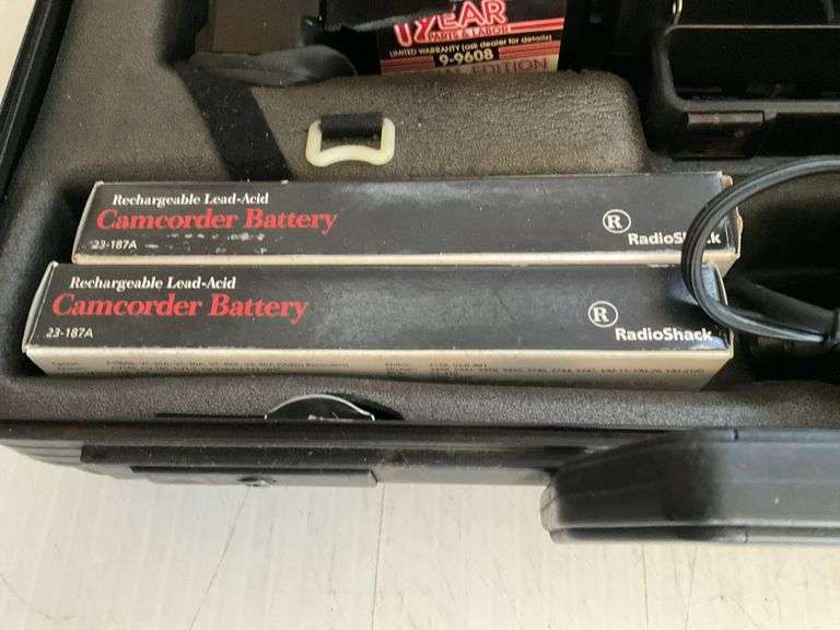 General Electric VHS Camcorder with Accessories and Case