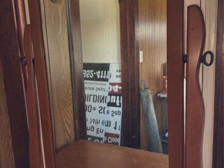 Vintage Wooden Dresser w/ Mirror