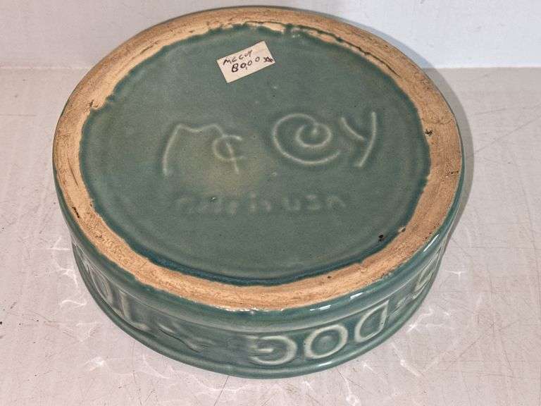 1940’s McCoy Pottery Vintage Dog Bowl