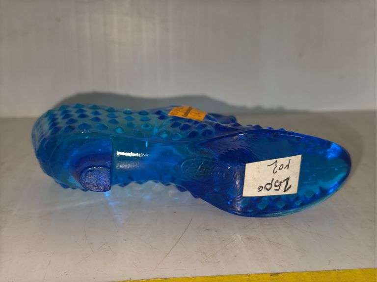 Fenton Hobnail Glass Slipper