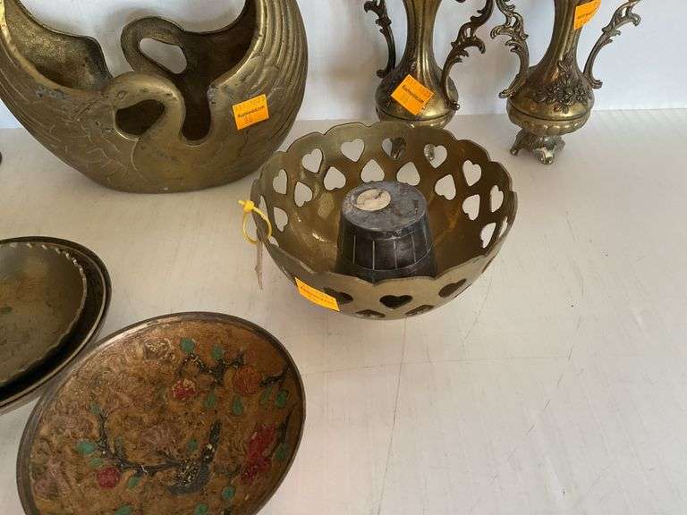 Assortment of Brass Items