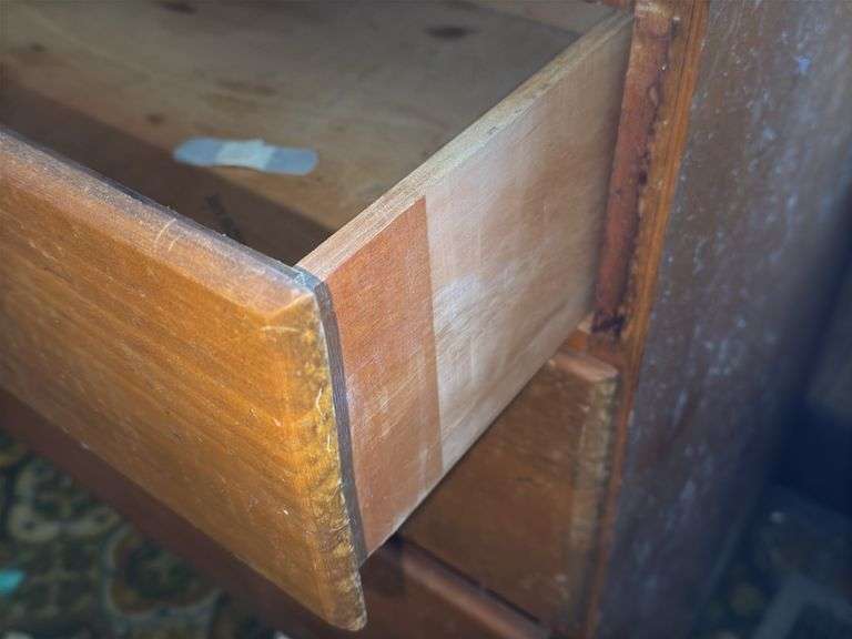 Vintage Wooden Dresser w/ Mirror