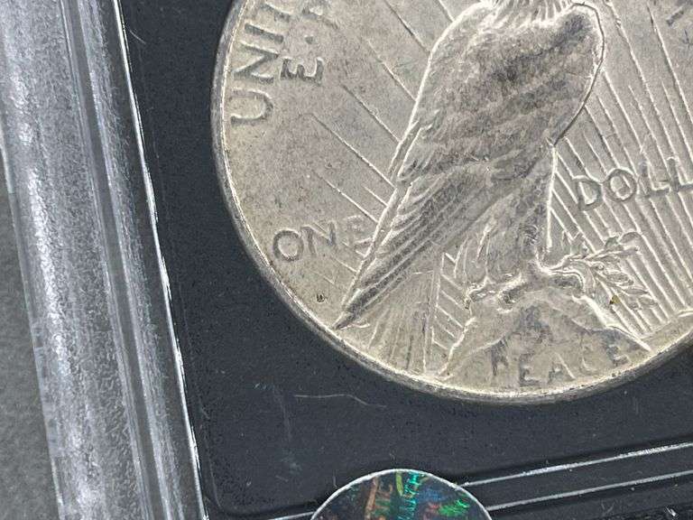 1926-D Authenticated VG Peace Silver Dollar