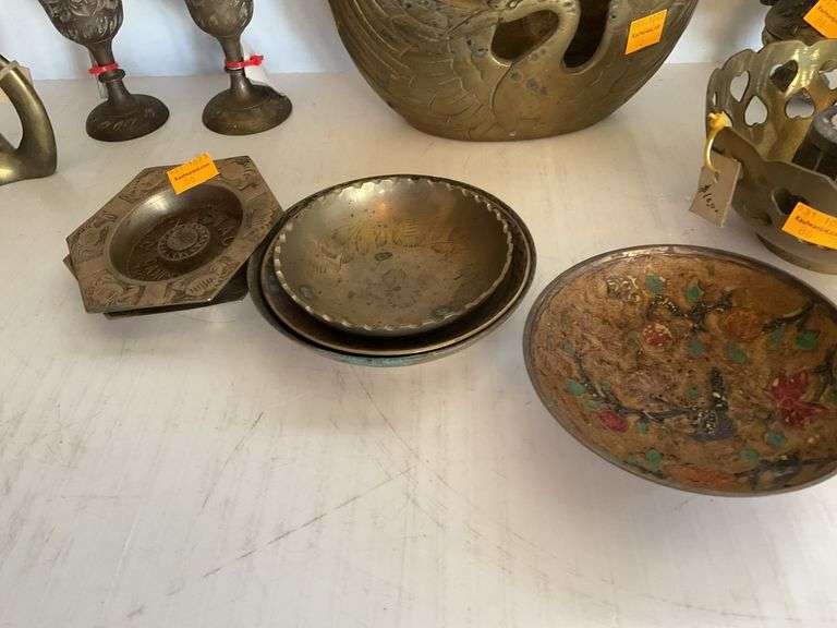 Assortment of Brass Items