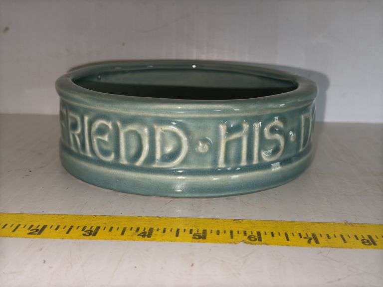 1940’s McCoy Pottery Vintage Dog Bowl