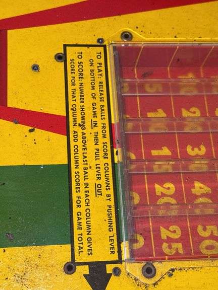 Vintage Marx Skee Ball Game (No Skee Balls Included)