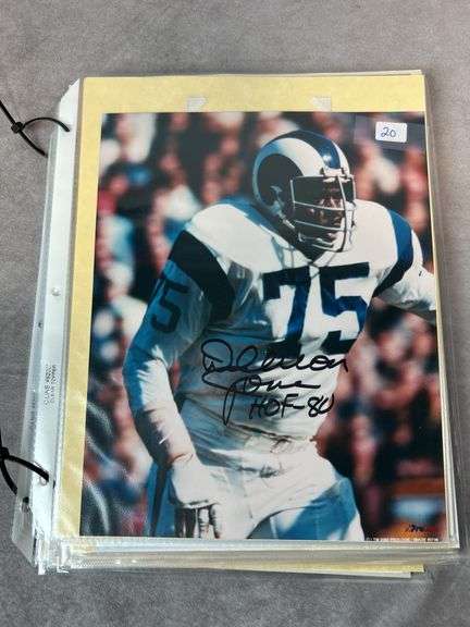 (40+) Hall of Fame Football Autographs
