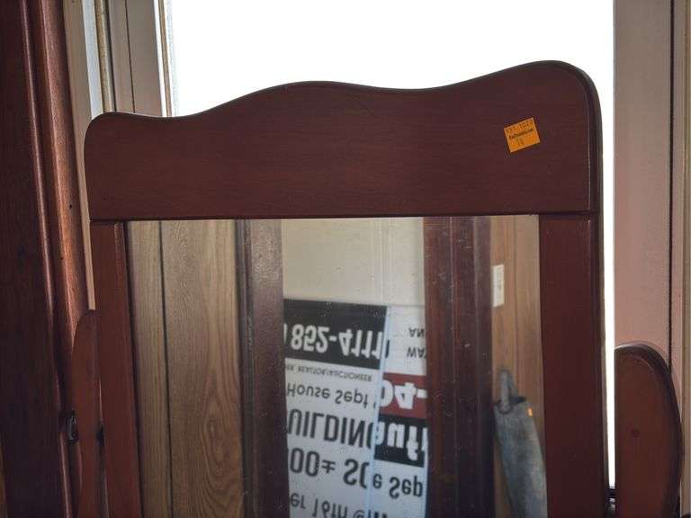 Vintage Wooden Dresser w/ Mirror