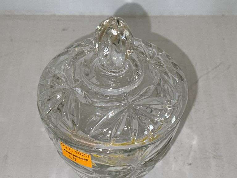 Anchor Hocking "Star of David" Pitcher, Vintage Anchor Hocking Star of David Early American Prescut 