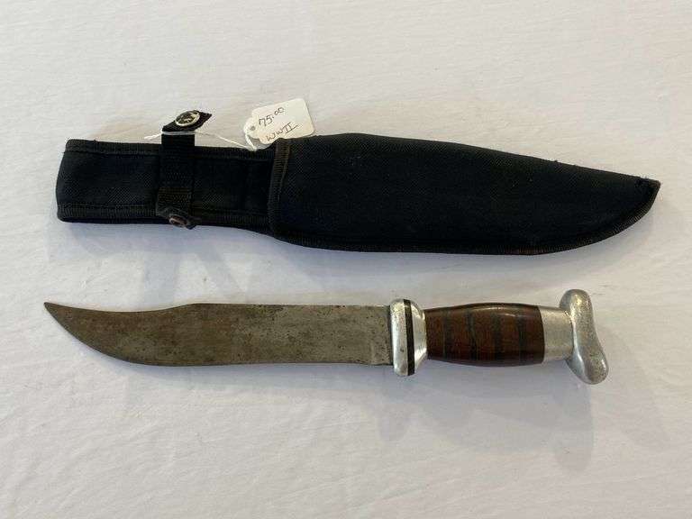 WWII Knife,Unmarked,12.5”