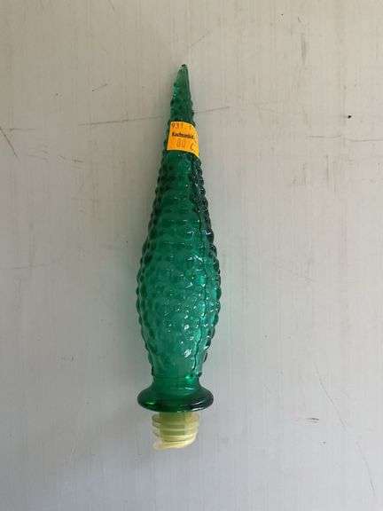 Vintage Green Empoli Decanter Stopper