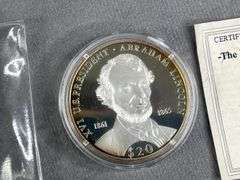 $20 Abraham Lincoln Commemorative Coin