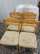 Glass Table top and 4 Chairs