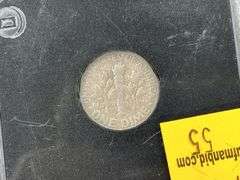 1946-D First Day of Issue Roosevelt Silver Dime