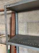 Metal Shelf w/ contents
