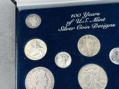100 Years of US Silver Coin Designs Set