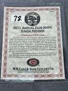 2011 CASE XX MEDIUM STOCKMAN 63087 SS COLLECTORS CLUB
