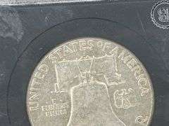 1959-D Authenticated VG Franklin Half Dollar