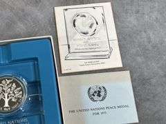 1975 United States Silver Proof Peace Medal