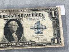1923 $1.00 Large Blue Seal Silver Certificate