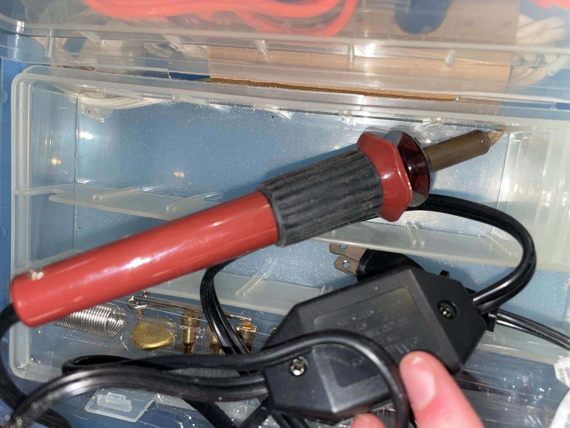 GLUE GUN, WOOD BURNER AND MORE