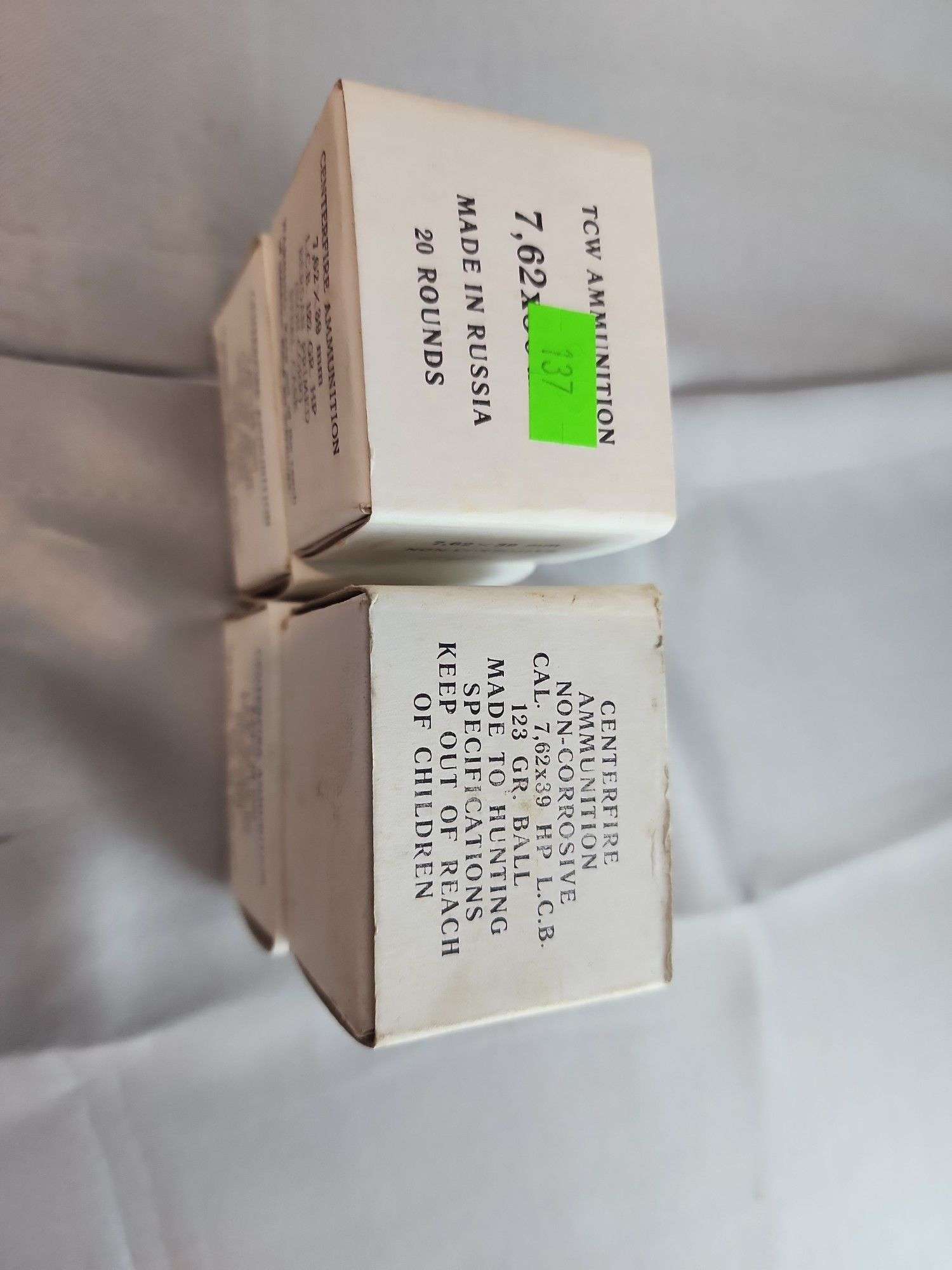 7.62 x 39 ammo 20 rds