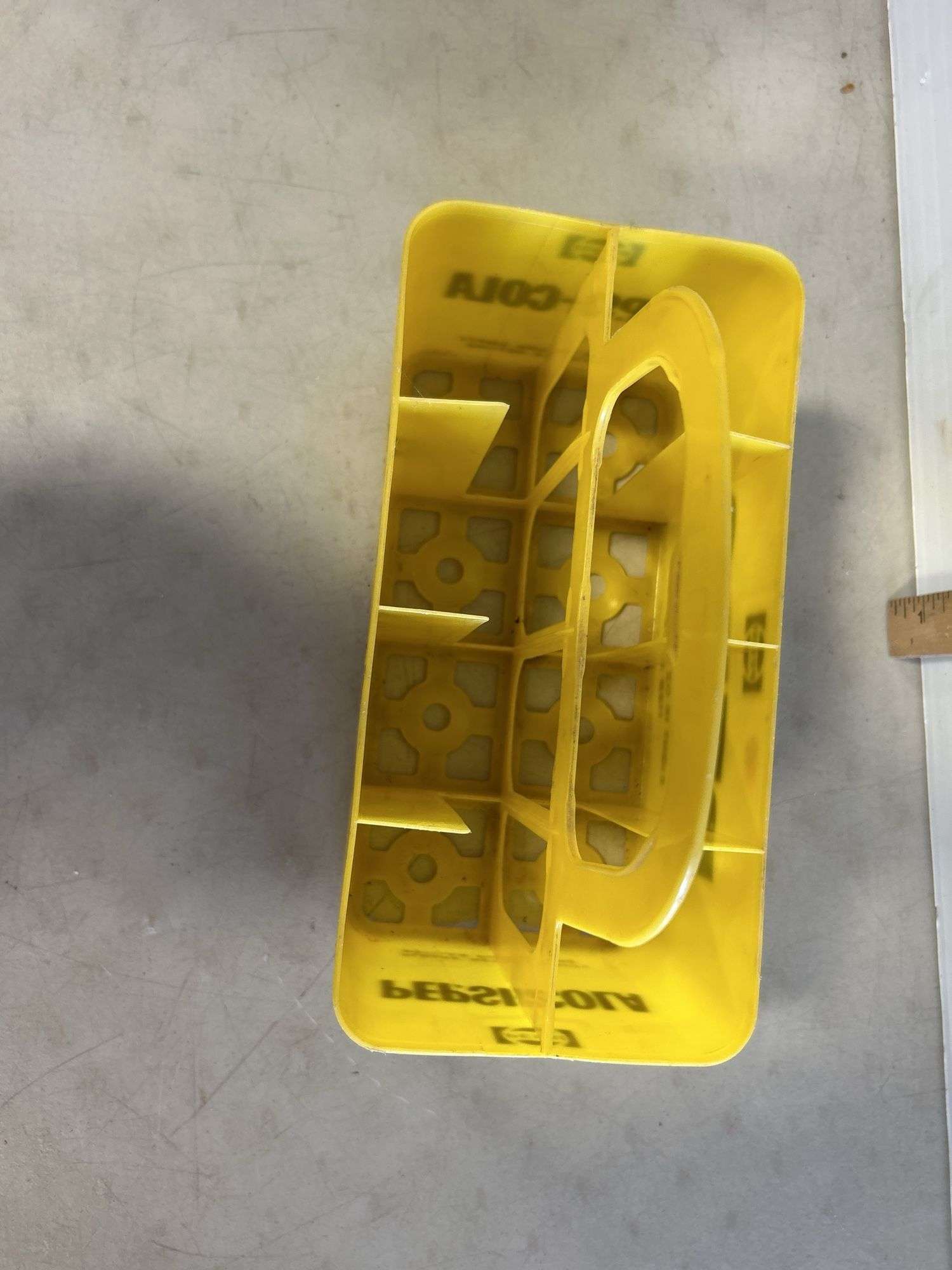 Yellow Pepsi Bottle Plastic Carrier