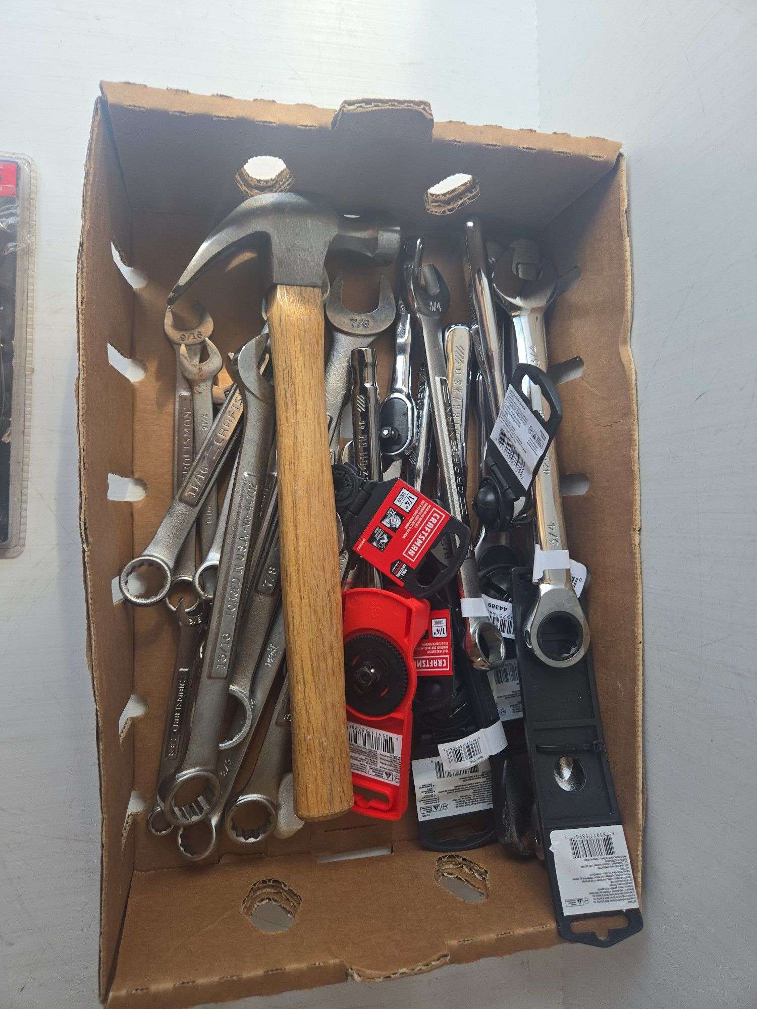 Hammer, Wrenches, Rivot Gun, and Voltage Meter - Kaufman Realty & Auctions
