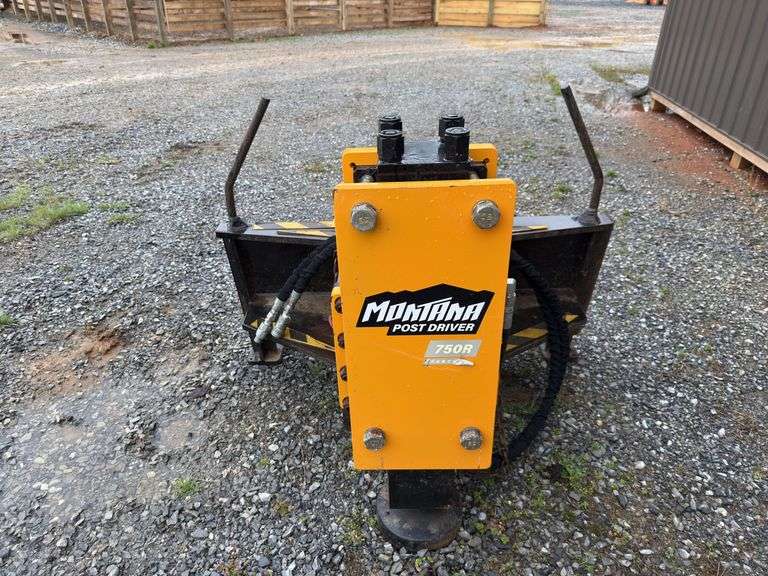 Montana Post Driver 750R for Skid Loader Quick-tatch