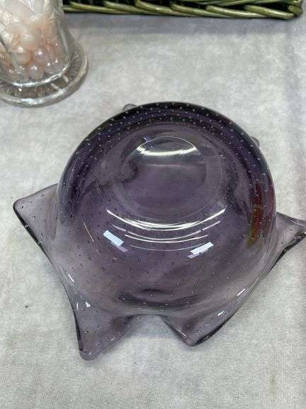 ETCHED GLASS BASKET, ARDEN BUTTERFLY DUSH WITH LID & more