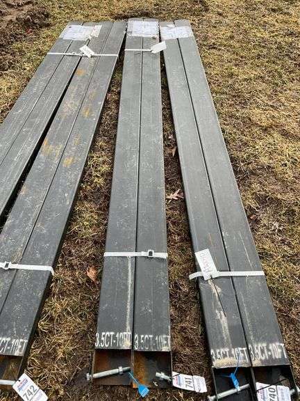 (Inv.43475) New Used 10' Extension Forks, 1 Set
