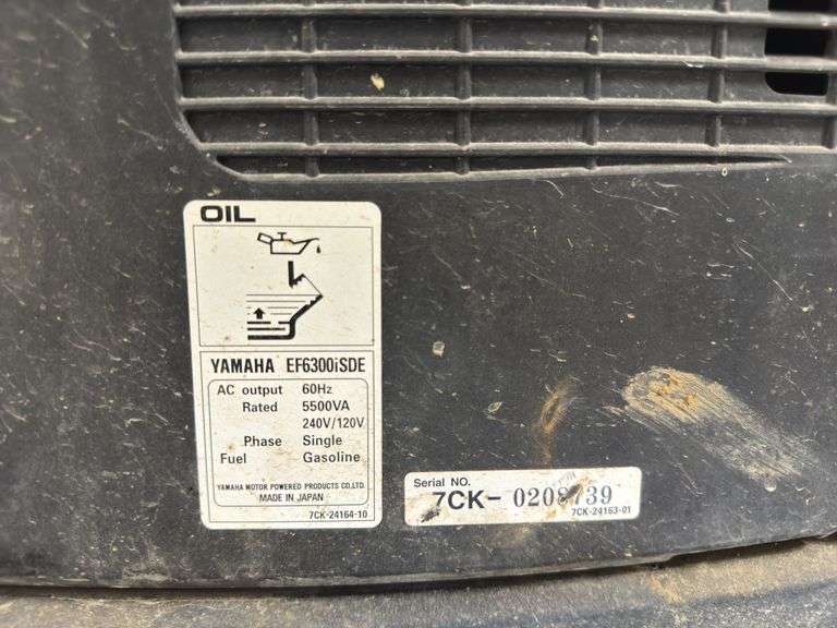 Yamaha EF6300 iSDE Inverter