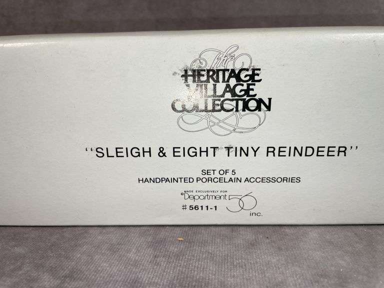 DEPT 56 CHRISTMAS VILLAGE ACCESSORIES