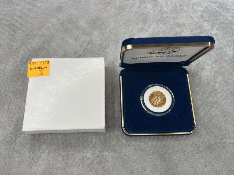 2002 American Eagle $5 1/10 Oz Gold Piece
