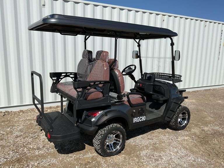 New Unused 2025 IR Model IRGC80 Electric Golf Cart, 60 Volt, 12