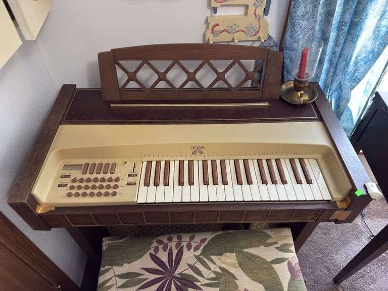 Optigan Electric Organ and Bench