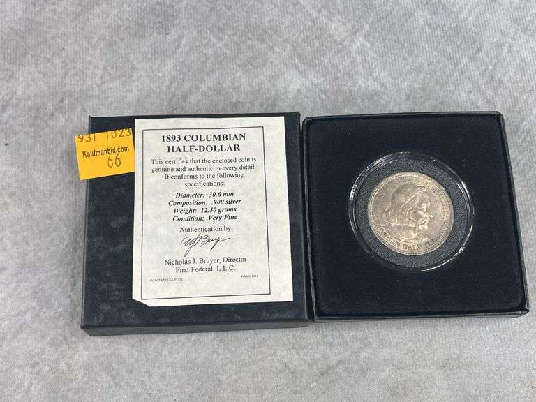 1893 Columbian Half Dollar