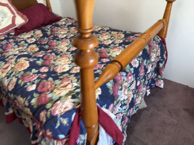 Antique rope bed. (Family states that it was brought across the ocean)